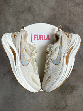 Tênis Nk Fit+ - Bege e Dourado